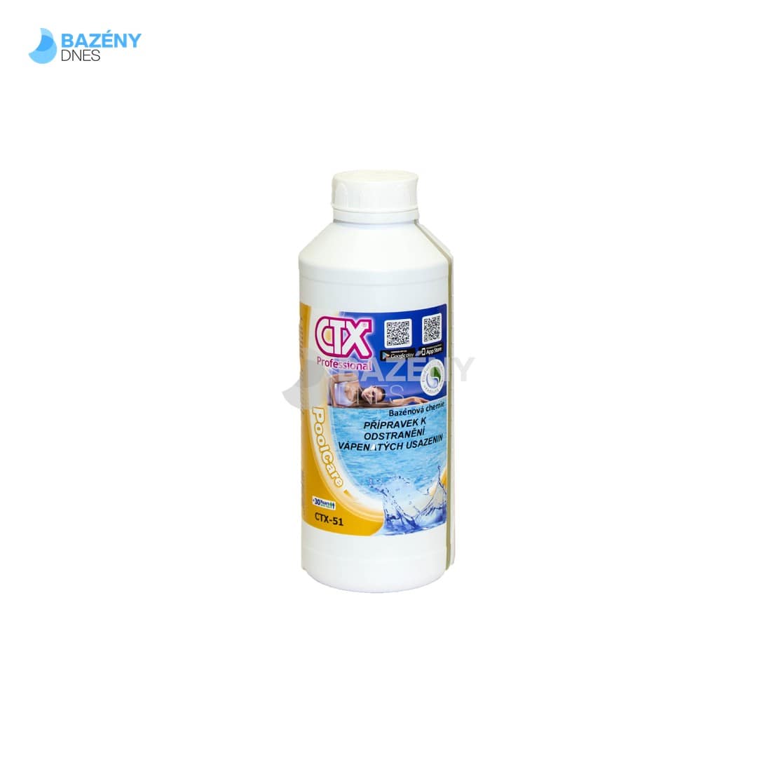 ASTRALPOOL CTX 51 odstraňovač váp. usazenin 1 l