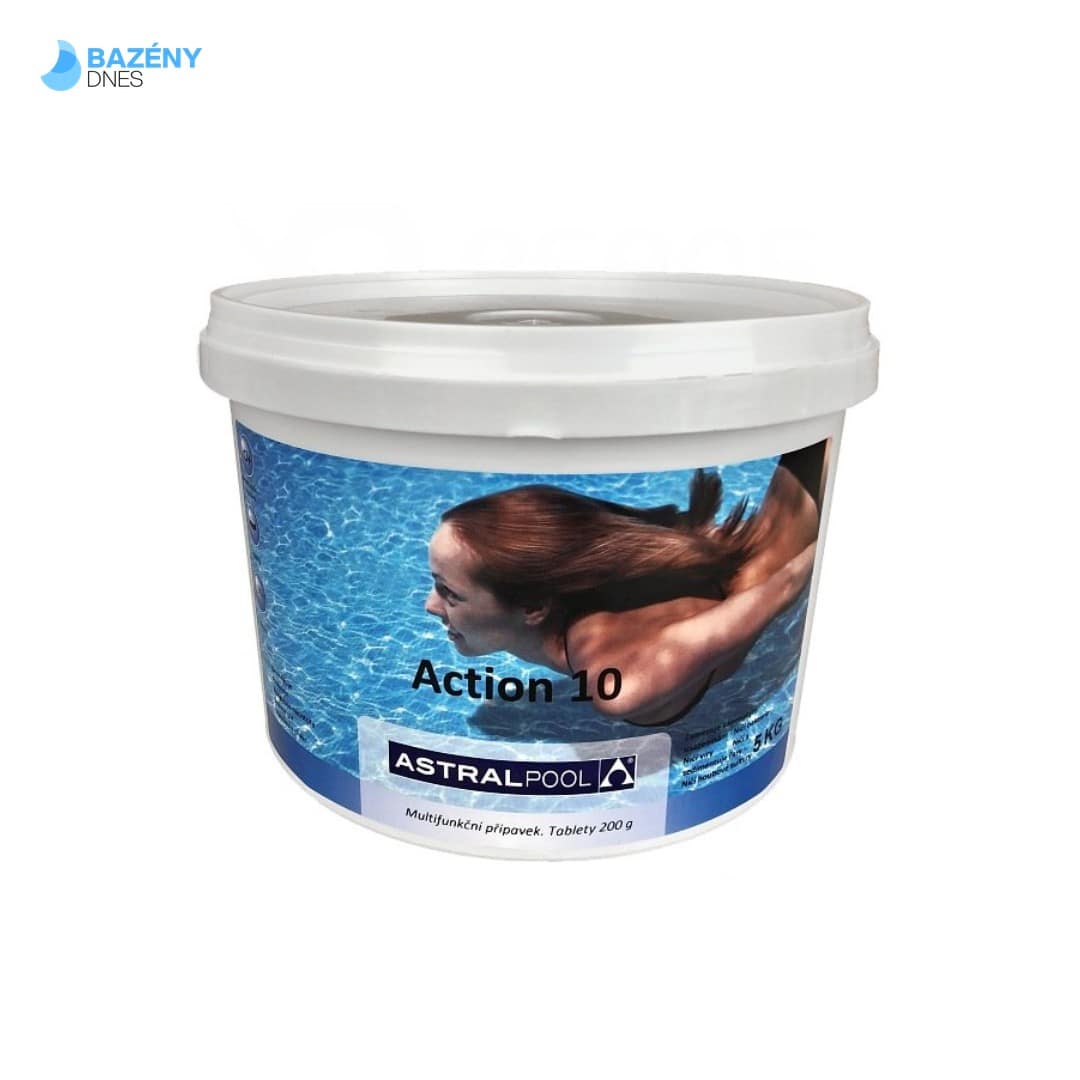 Action-10 10in1 (chlorine, floculant, algicide, etc.) 200g tablets 5 kg