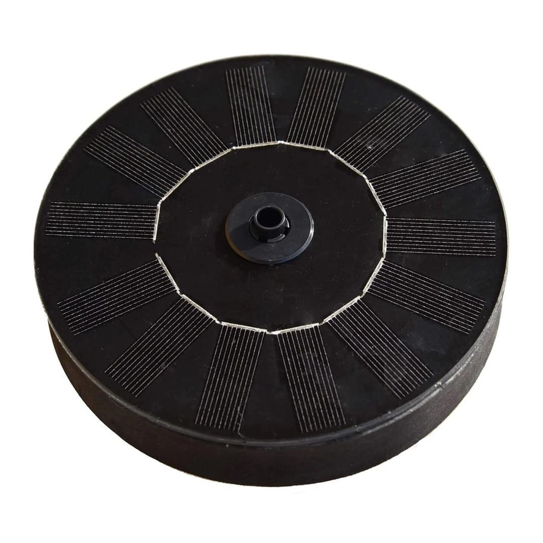 Heissner-Effekt schwimmende Solarpumpe 150 l/h, 7 Aufsätze für Wassereffekte SPF110 - 00