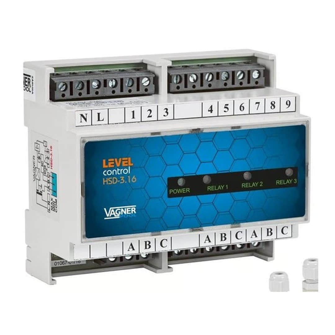 El. Baba szintek egy felhalmozódási alsószobában + 7x szonda (a DIN bárban)