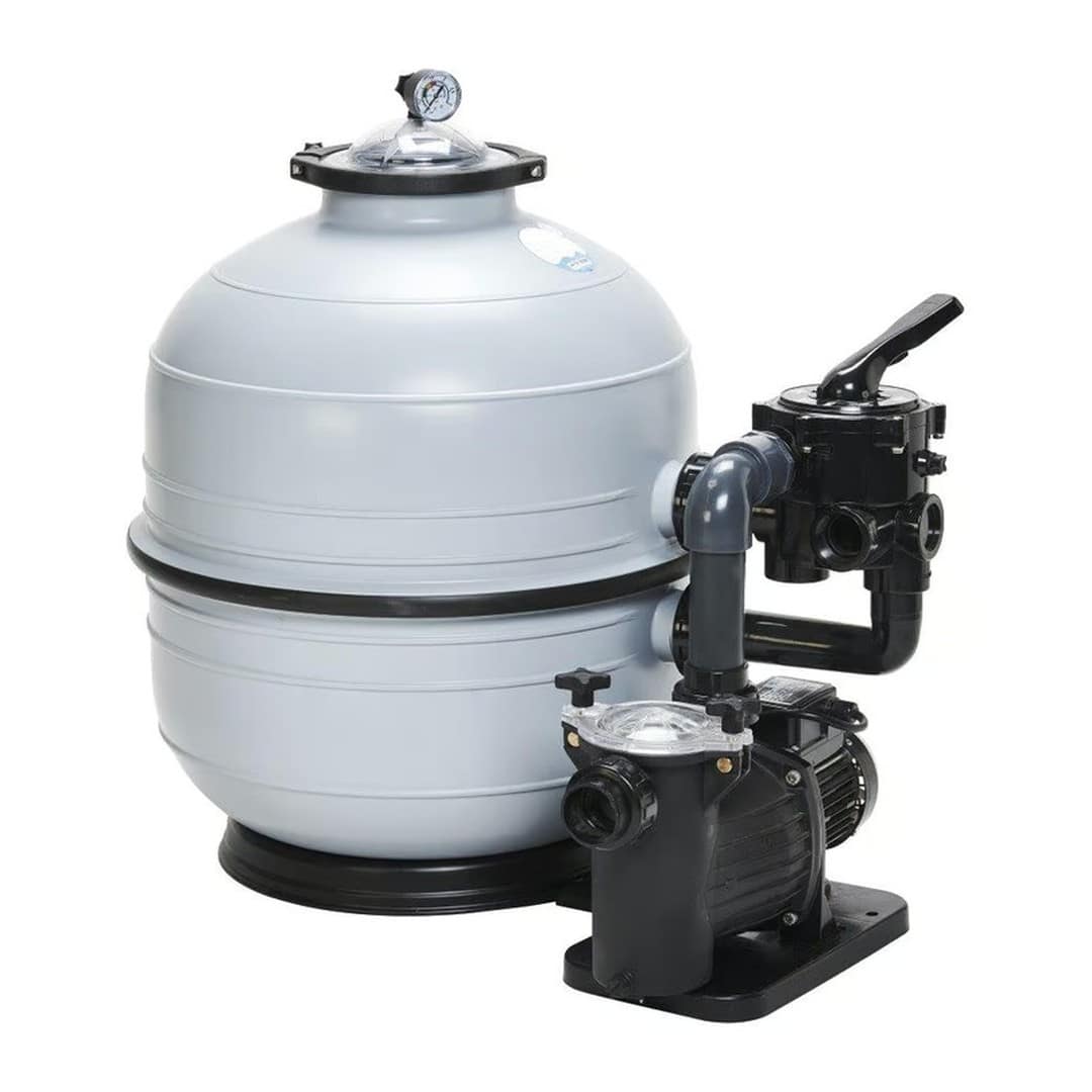 Filter device - KIT MIDI 400, 6 m3/h, 230 V, 6 -ways. Boč. Valve, pump. Bettar