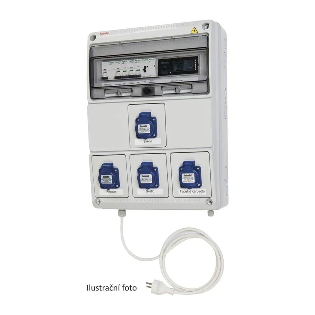 Automatika VArio F1SATH - Filtrace + Světla + Dávkování bez vlastního měření + Tepelné čerpadlo + Atrakce