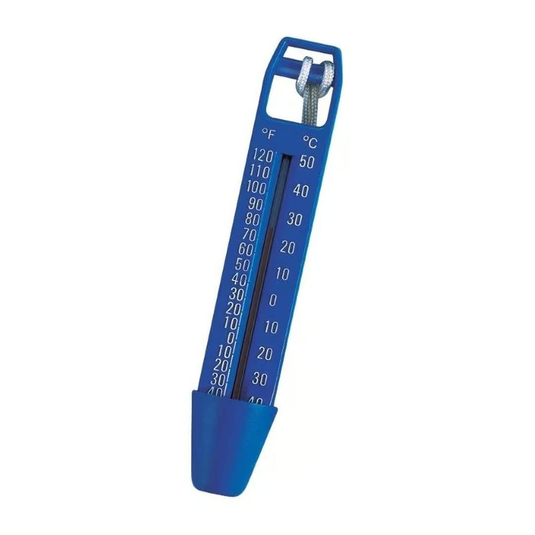 Niebieski termometr 25 cm - Fluster