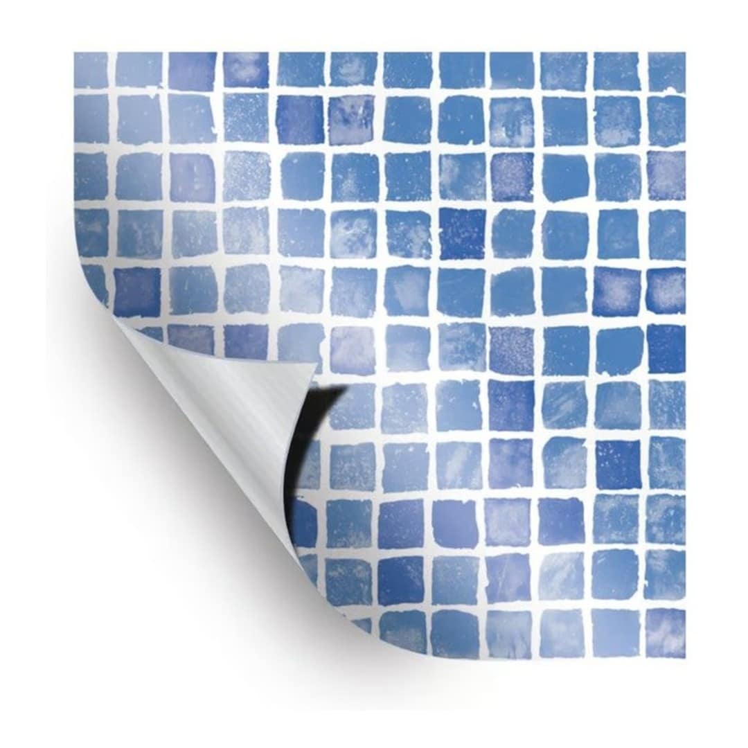 AVFOL Decor - Mosaic Azur; Szerokość 1,65 m, 1,5 mm, materiał filmowy