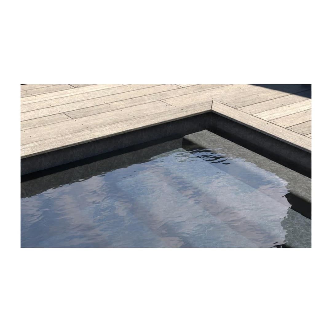 Aquasense - AS - 3D fekete márvány; 1,65 m szélesség, 1,6 mm, tekercs 25 m