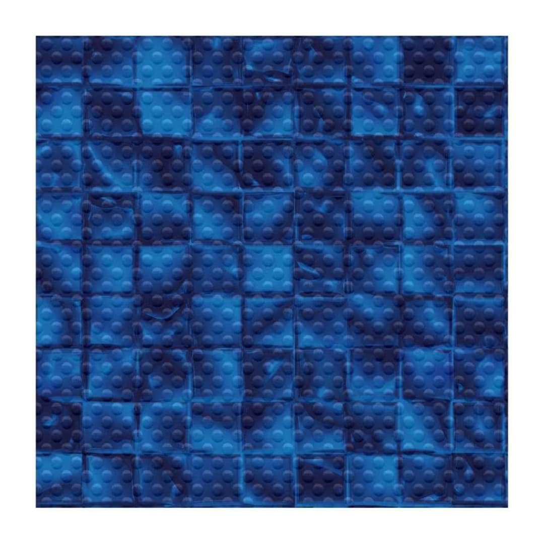 AVFOL Decor Anti -Slip - Mojżeszowe niebieskie elektryczne; Szerokość 1,65 m, 1,5 mm, rola 25 m